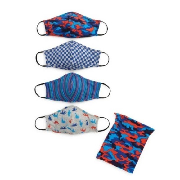 NWT Tucker + Tate Reusable Face Masks 4 pack set of 2 - Picture 1 of 2
